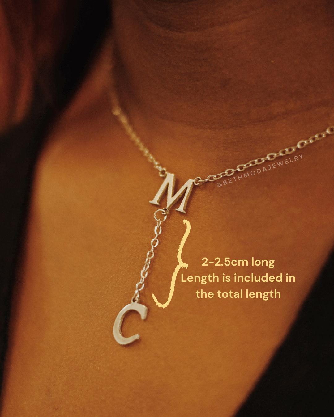 2-2.5cm long Length is included in the total length