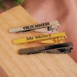 Engraved tie clip